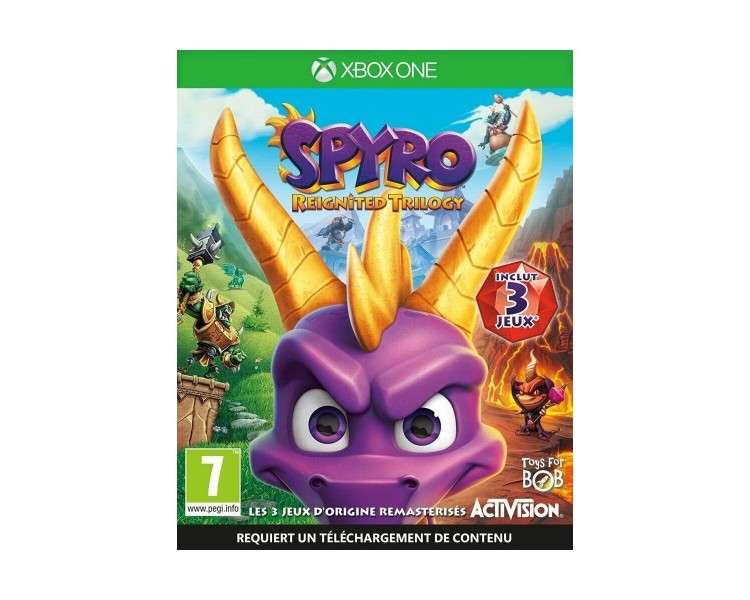 Spyro Reignited Trilogy (FR/Multi in Game) Juego para Microsoft Xbox One