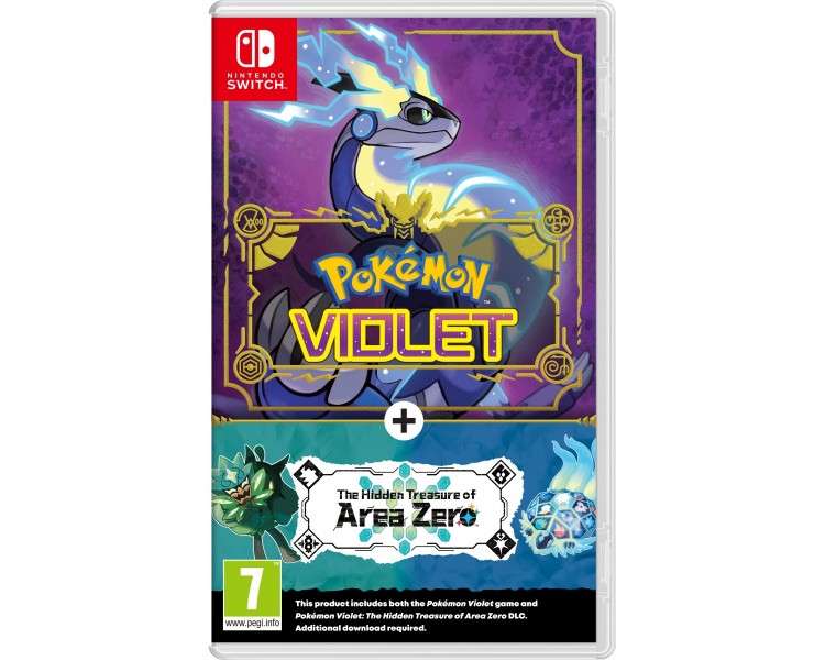 Pokemon Violet + The Hidden Treasure of Area Zero Juego para Nintendo Switch