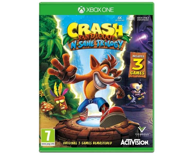 Crash Bandicoot N Sane Trilogy (UK/Arabic) Juego para Microsoft Xbox One