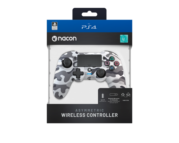 Nacon Wireless Dualshock 4 V2 Controller Asymmetric Camo Grey (PS4)