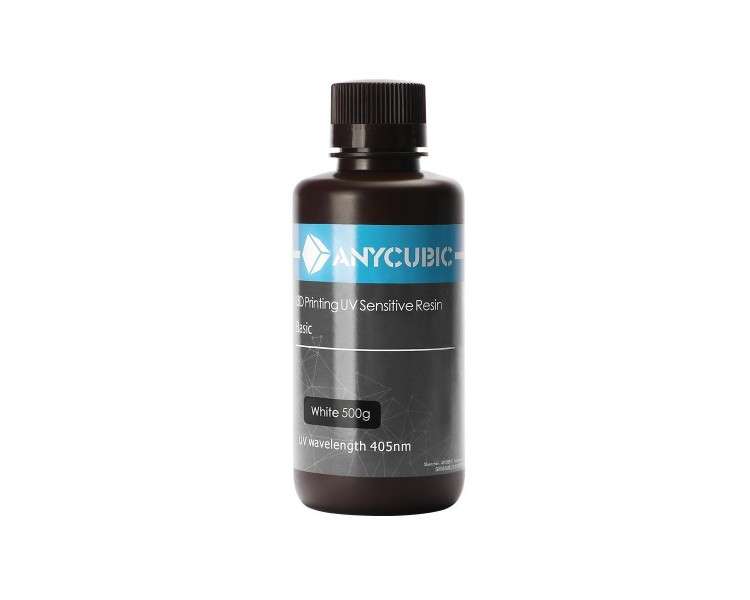 Anycubic - Basic Resin 0,5 L - For SLA & DLP Printers