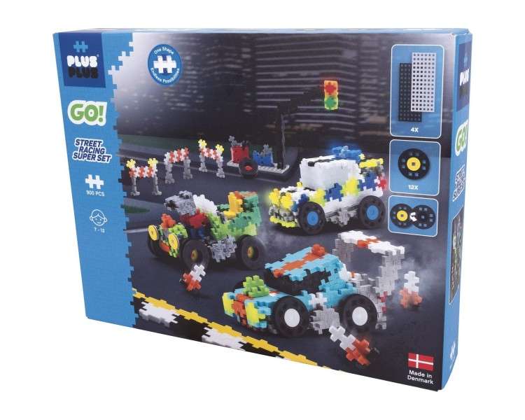 Plus-Plus Go - Streetracing Super Set (7010)