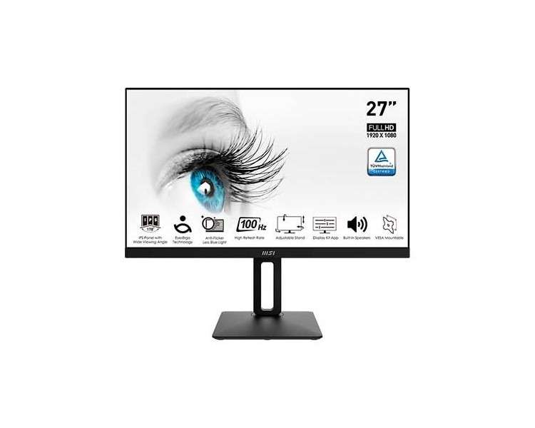 MONITOR LED 27  MSI PRO MP271AP NEGRO