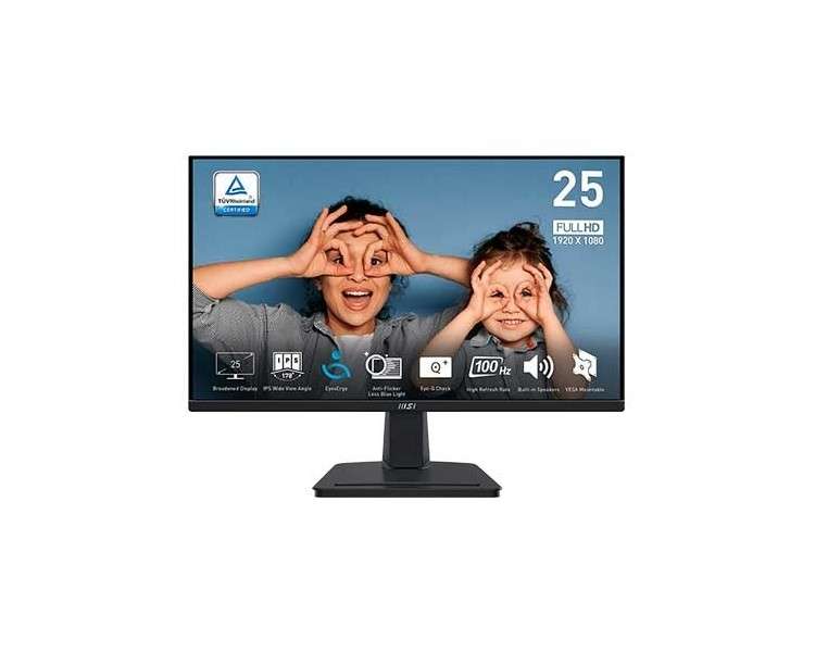 MONITOR LED 23.8  MSI PRO MP251 NEGRO