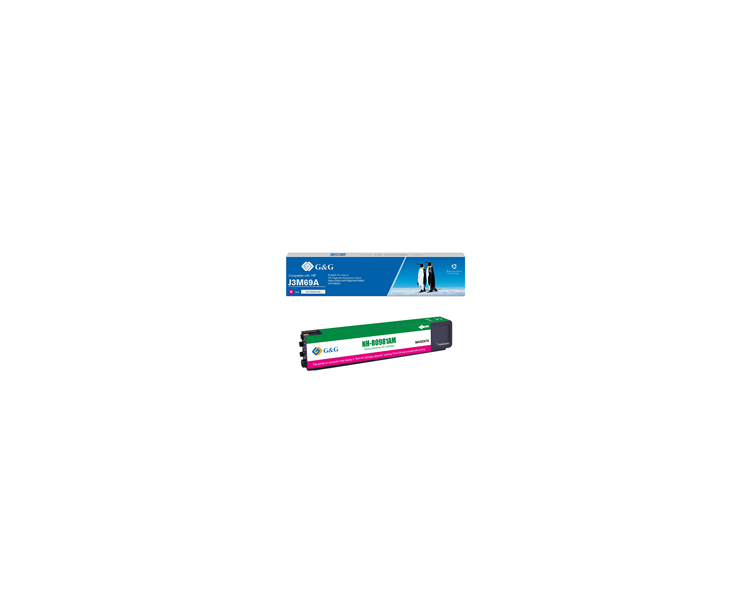 CARTUCHO DE TINTA PIGMENTADA G&G COMPATIBLE CON Hp 981A/981X Magenta J3M69A/L0R10A