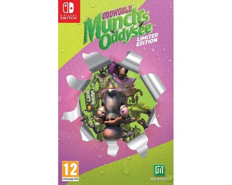 Oddworld Munch Odyssey (Limited Edition) Juego para Consola Nintendo Switch, PAL ESPAÑA