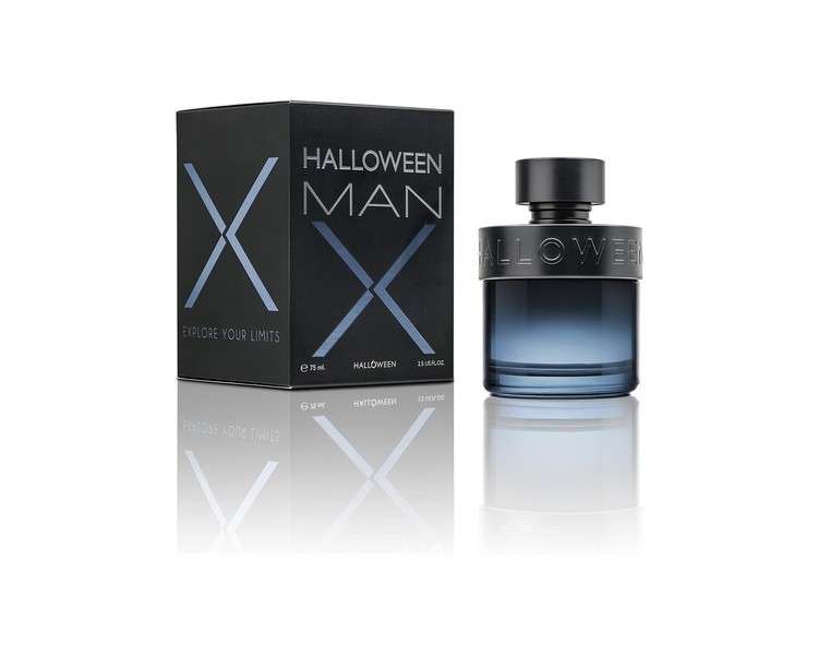 Halloween Man X Eau de Toilette for Men Oriental Fougère Fragrance 75ml