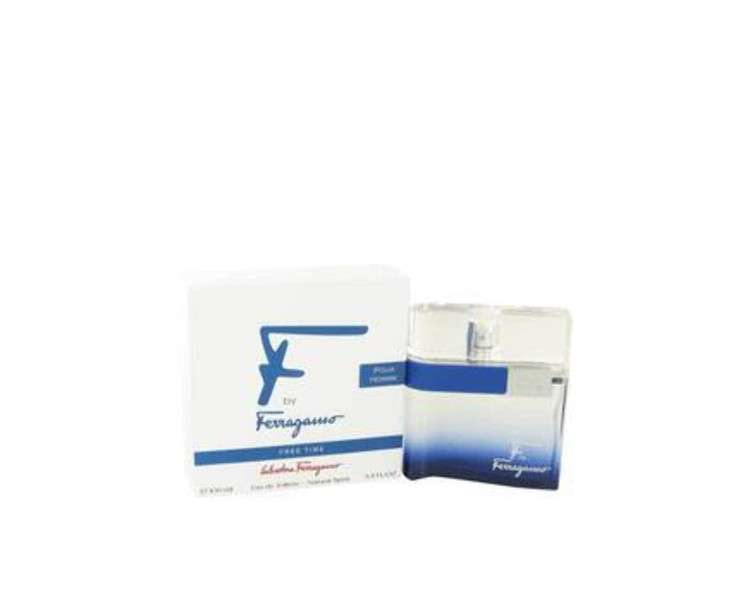 F by Ferragamo Free Time Eau De Toilette Spray 100ml Cedar 3.4 Ounce