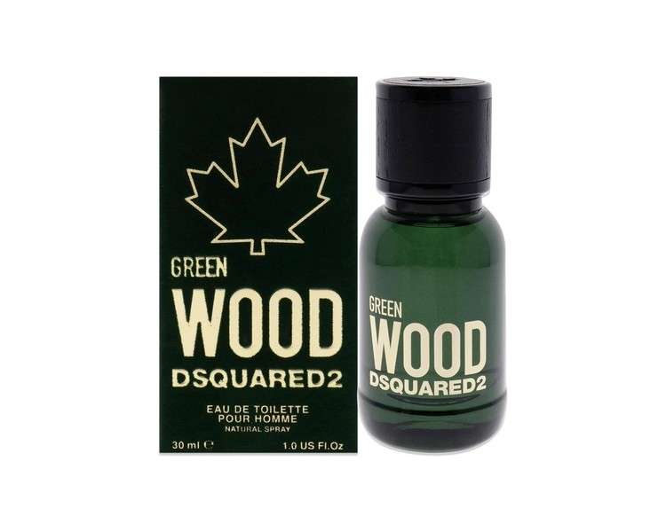 Dsquared2 Green Wood Eau De Toilette Spray For Men 30ml
