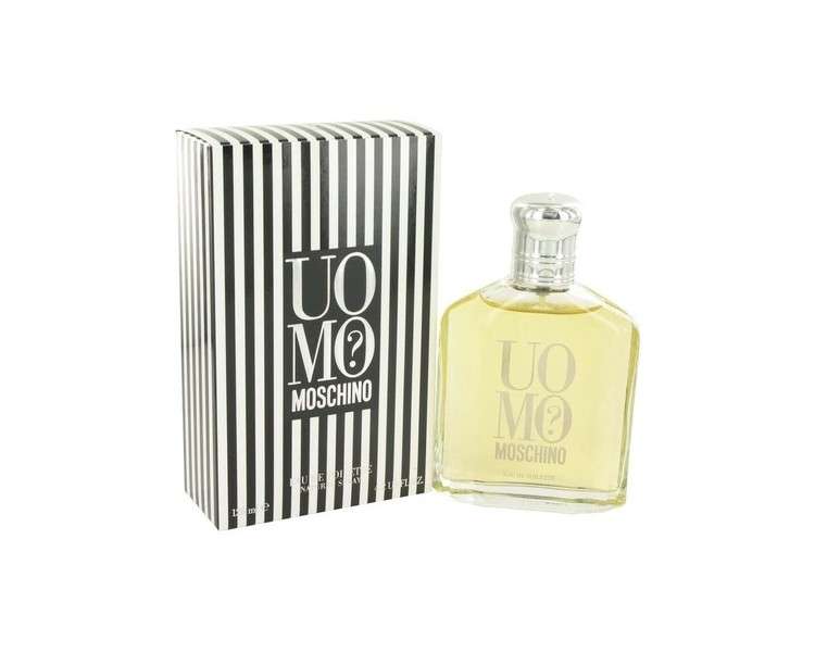 UOMO MOSCHINO by Moschino Eau De Toilette Spray 4.2 oz 125 ml