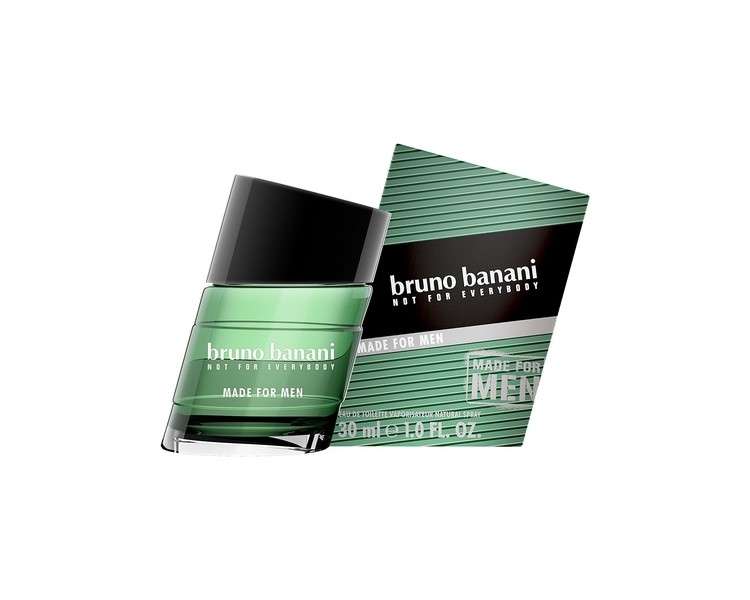 Bruno Banani Made for Men Eau de Toilette Natural Spray Aromatic Fruity Men's Perfume 30ml