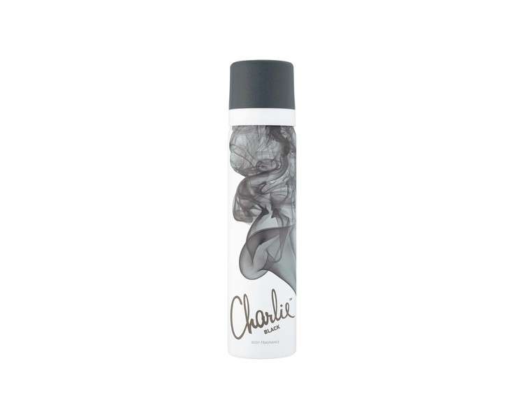 Charlie Black Perfumed Body Fragrance 75ml