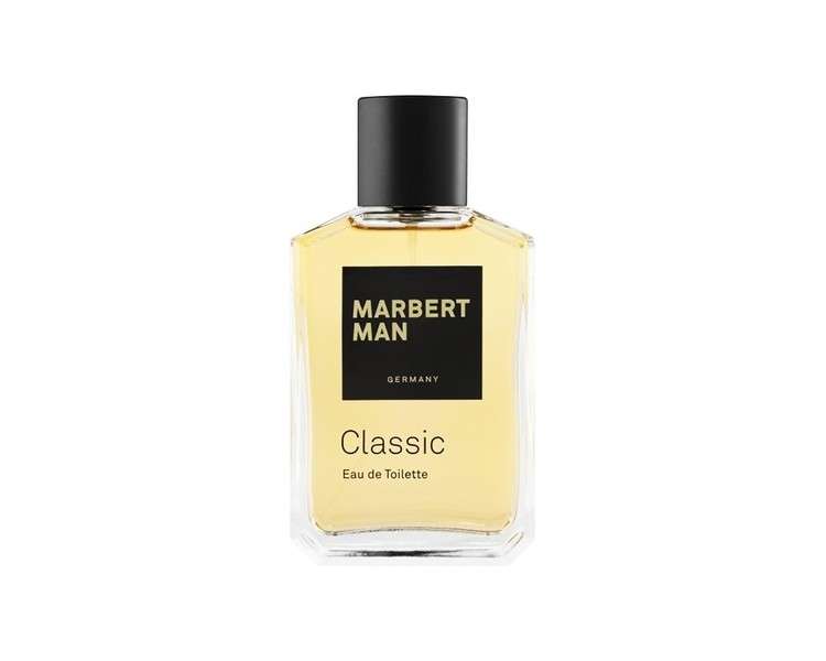 Marbert Classic Homme Eau de Toilette Vaporizer 100ml and 24 Hour Antiperspirant Stick 75ml Bundle