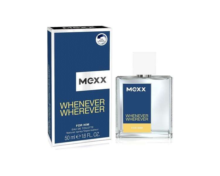 Mexx Wherever Man Eau De Toilette Spray 50ml