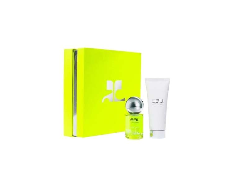 Courreges Eau De Courreges Eau De Toilette 50ml Vaporizer with 100ml Bath Gel