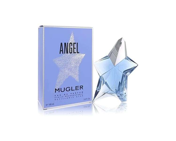 Angel Refillable Star for Women Eau de Parfum Spray, 100ml