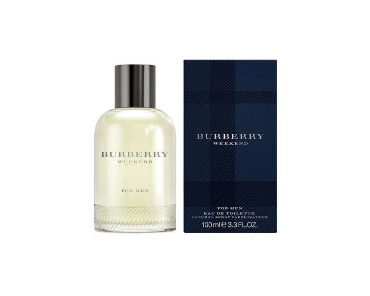 BURBERRY Weekend Eau De Toilette for Men 3.3 Fl oz Citrus Fresh Lemon