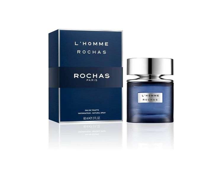 Rochas L'homme Eau de Toilette 60ml Men Spray