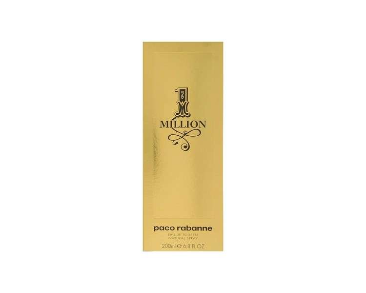 1 Million by Paco Rabanne Eau De Toilette For Men 200ml Fresh