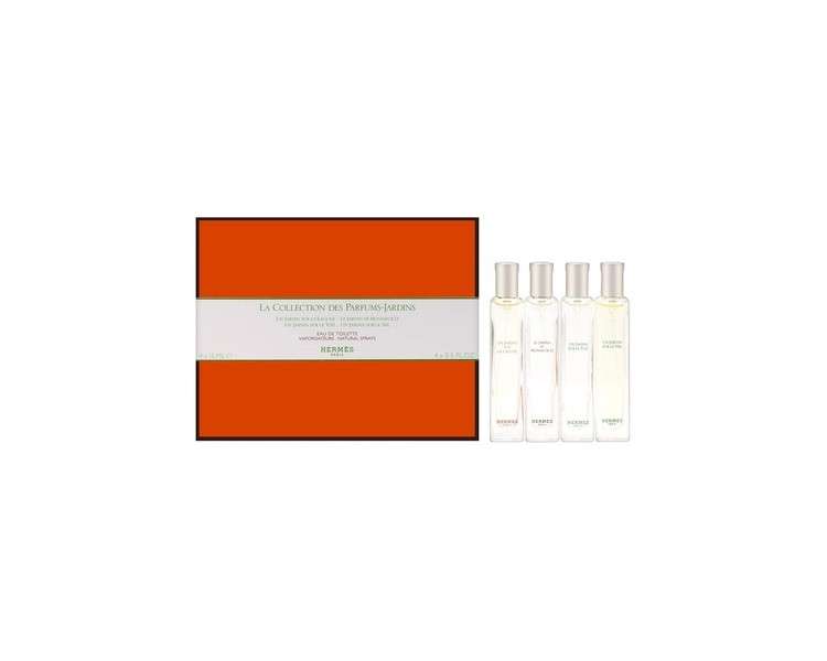 Hermes La Collection Des Parfums Jardins 0.5 oz Eau de Toilette Spray 4 Piece Set