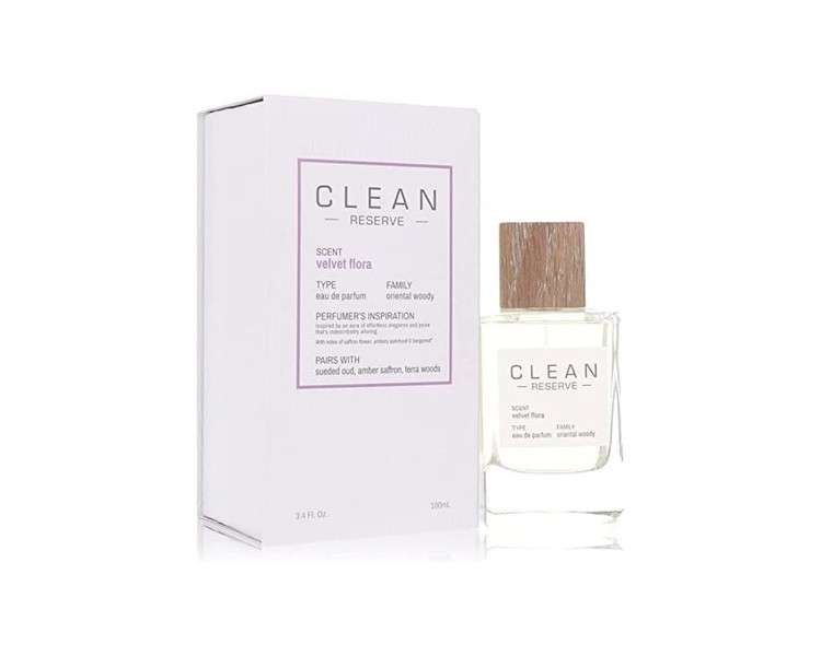 Clean Reserve Velvet Flora Unisex Eau de Parfum Spray 100ml