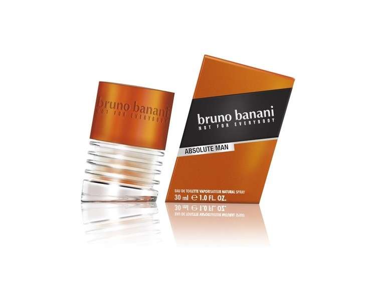 Bruno Banani Absolute Man Eau de Toilette Natural Spray Exciting Masculine Men's Perfume 30ml