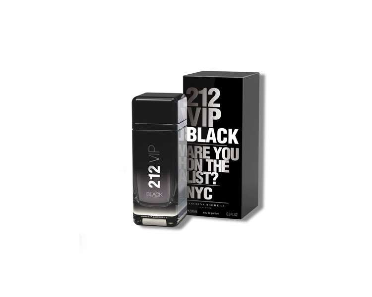 Carolina  Herrera Men's 212 VIP Black Eau De Parfum 200ml Spray