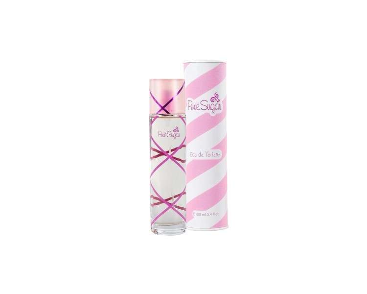 Pink Sugar Eau de Toilette Perfume for Women Original Scent Hints of Vanilla and Caramel 3.4 FL oz