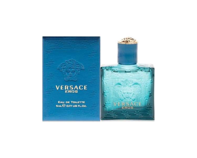 Versace Eros For Men 0.17 oz EDT Splash Mini Vanilla 4.82g