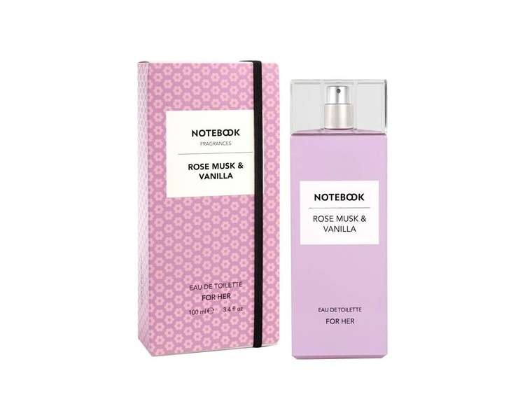 Notebook Rose Musk & Vanilla Eau de Toilette 100ml
