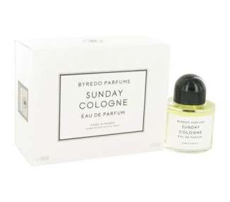 Sunday Cologne by Byredo Eau de Parfum Spray 100ml