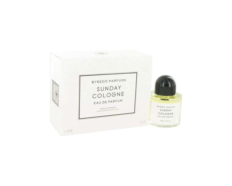 Sunday Cologne by Byredo Eau de Parfum Spray 100ml