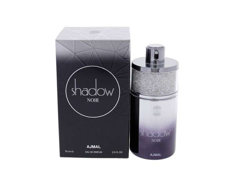 Ajmal Shadow Noir Eau De Parfum Spray 2.5oz 75ml for Women