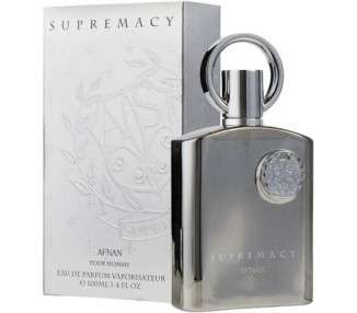 Afnan Supremacy Silver Eau De Parfum 100ml for Men