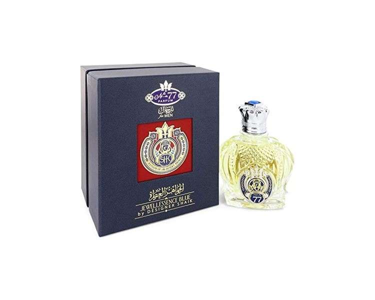 Opulent Shaik Saphire No. 77 by Shaik Eau De Parfum Spray 2.7oz 80ml for Men