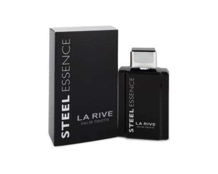 La Rive Man Steel Essence 100ml EDT Men's Perfume Original New