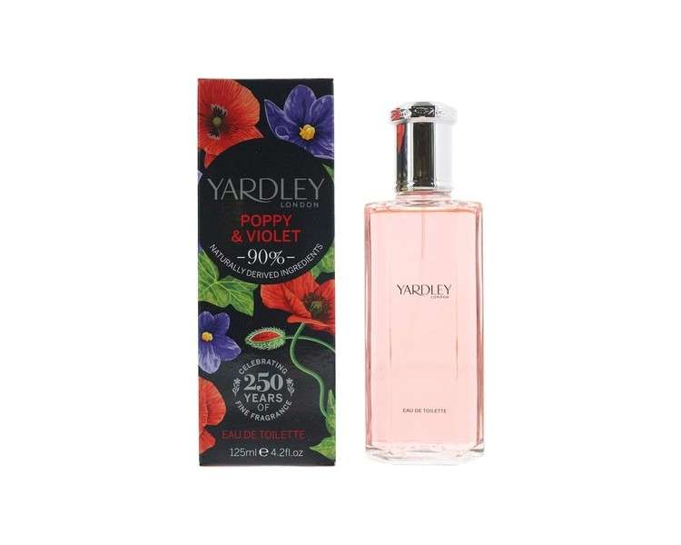 Yardley of London Poppy & Violet Eau de Toilette 125ml