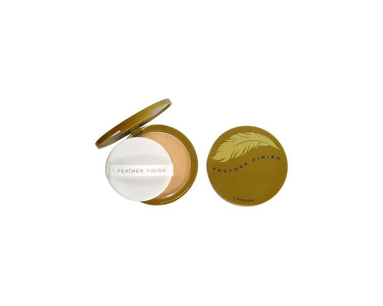 Mayfair Fragrances Pocket Mirror with Feather Finish Mirror No. 05 Honey Beige