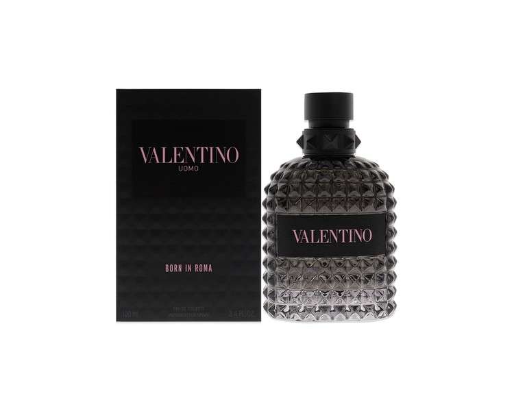 Valentino Uomo Born In Roma EDT Spray Men 3.4 oz Wood 3.4 Fl Oz