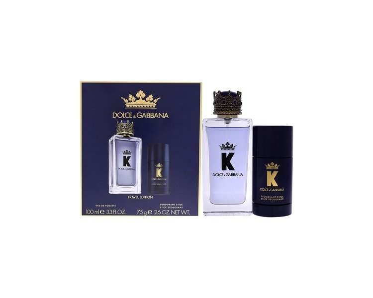 K by Dolce & Gabbana  Eau de Toilette 100ml and Deodorant 75g Gift Set