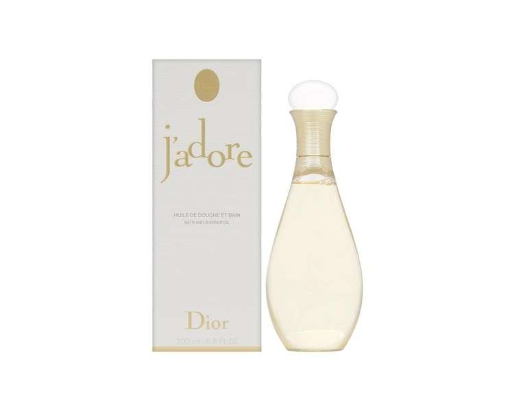 Dior J'Adore Bath And Shower Oil Donna Flacone 200ml