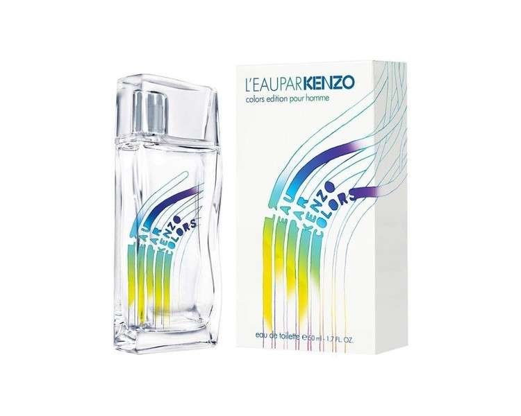 Kenzo Colors Pour Homme Eau de Toilette Spray Aquatic 50ml