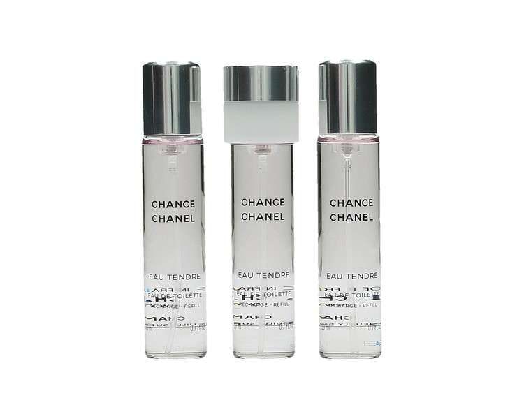 Chanel Chance  Eau De Toilette Set Vaporisateur Spray 20ml