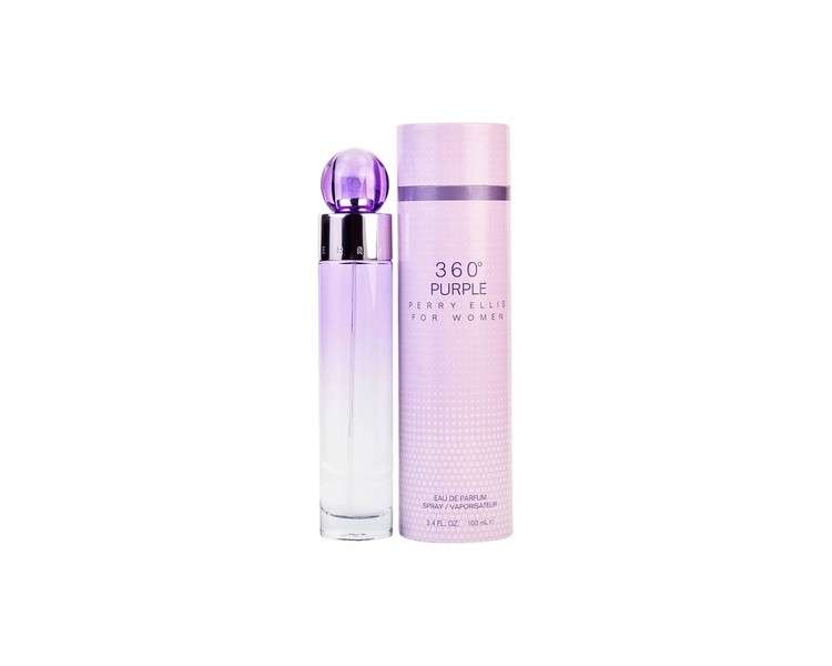 Perry Ellis 360 Purple for Women Eau de Parfum Spray 3.4 fl oz