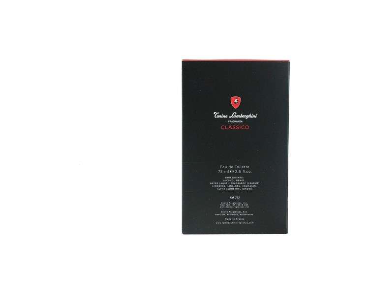 Lamborghini Classico Eau De Toilette 75ml