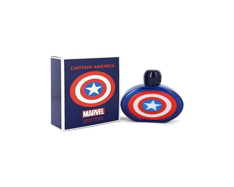 Captain America by Marvel Eau De Toilette Spray 3.4 oz for Men