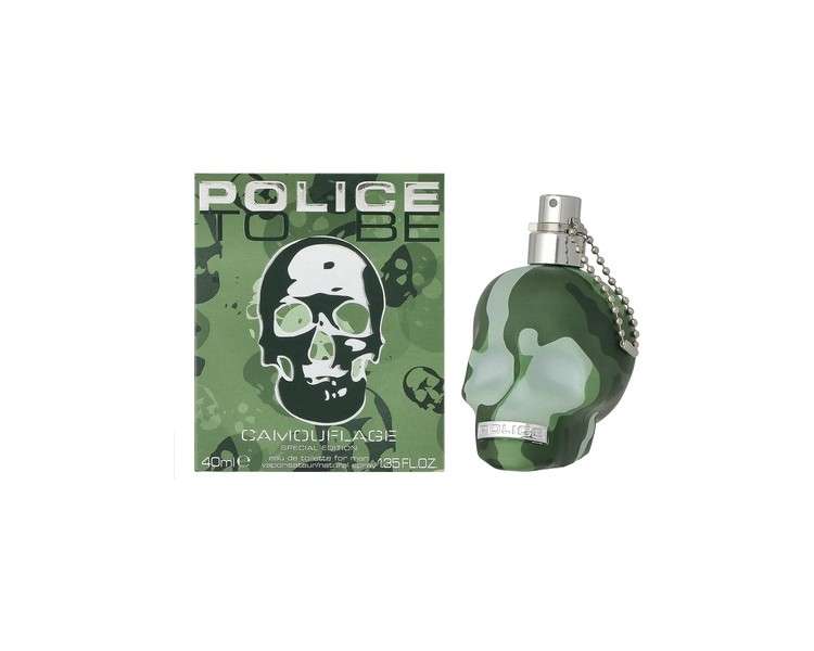 Police to be Camouflage Eau de Toilette for Men 40ml 771242 Wood