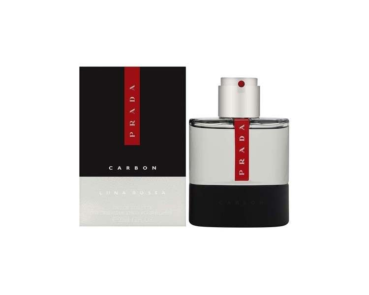 Prada Luna Rossa Carbon Eau de Toilette Spray For Him 50ml