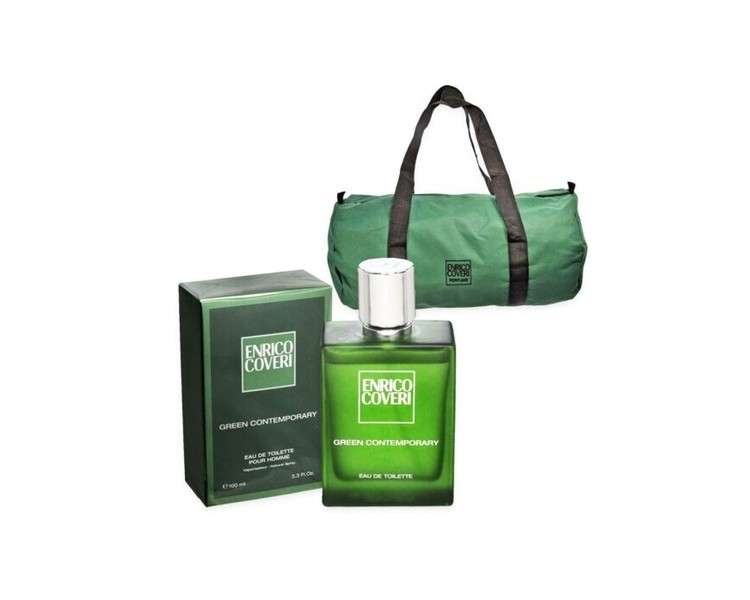 Perfume Man Coveri Green Contemporary Edt 100ml+Samples And Bag Gift