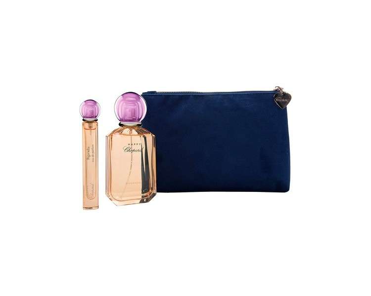 Chopard Happy Chopard Bigardia 3 Piece Gift Set: Eau De Parfum 100ml - Eau De Parfum 10ml - Pouch